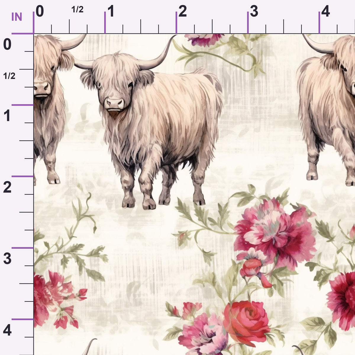 Prairie Petals Pattern 2 Minky Fabric
