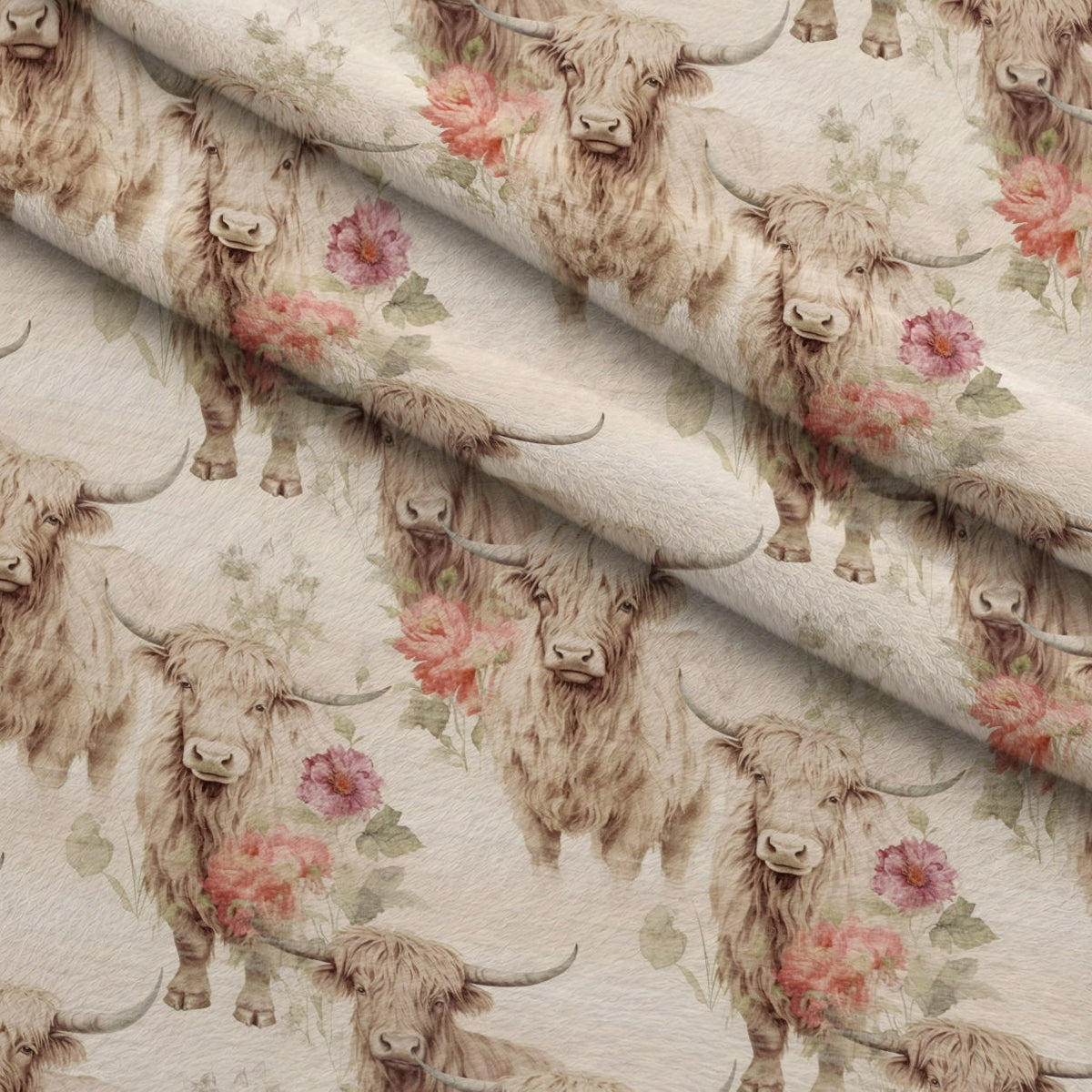 Prairie Petals Pattern 9 Minky Fabric