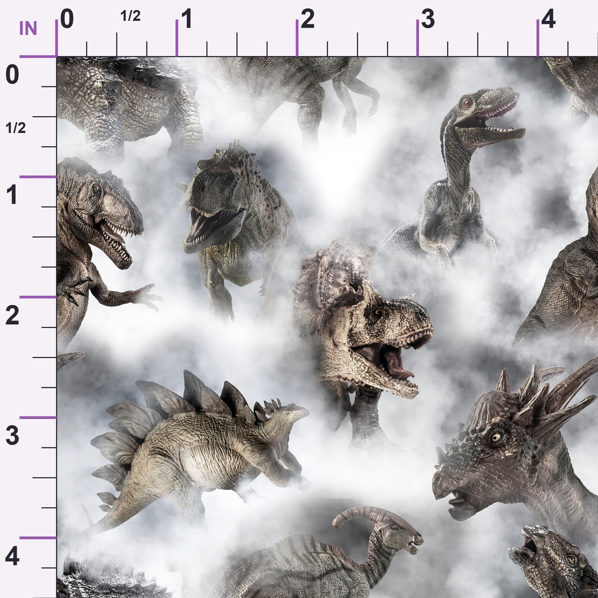 Prehistoric Mist Pattern 1 Minky Fabric