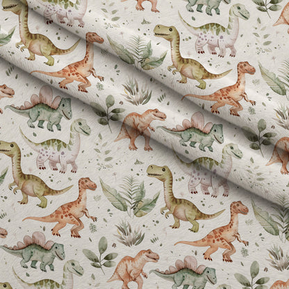 Prehistoric Pals Pattern 3 Minky Fabric