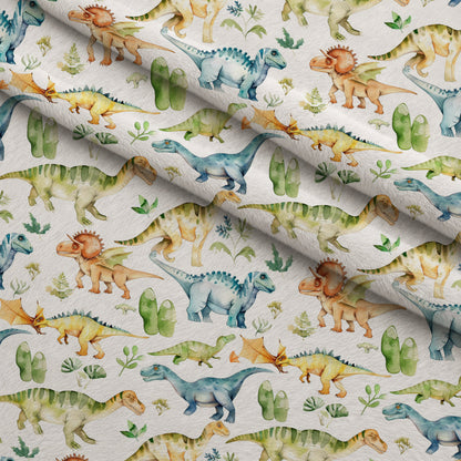 Prehistoric Pals Pattern 5 Minky Fabric