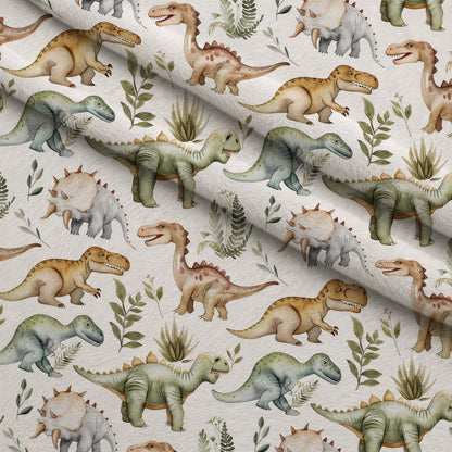 Prehistoric Pals Pattern 6 Minky Fabric
