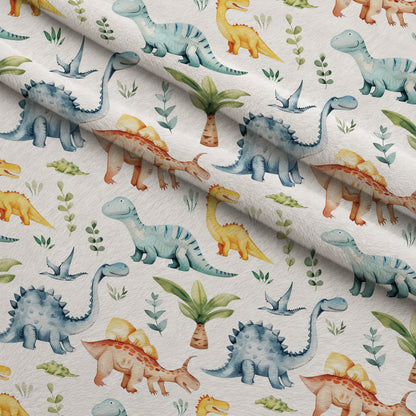 Prehistoric Pals Pattern 8 Minky Fabric