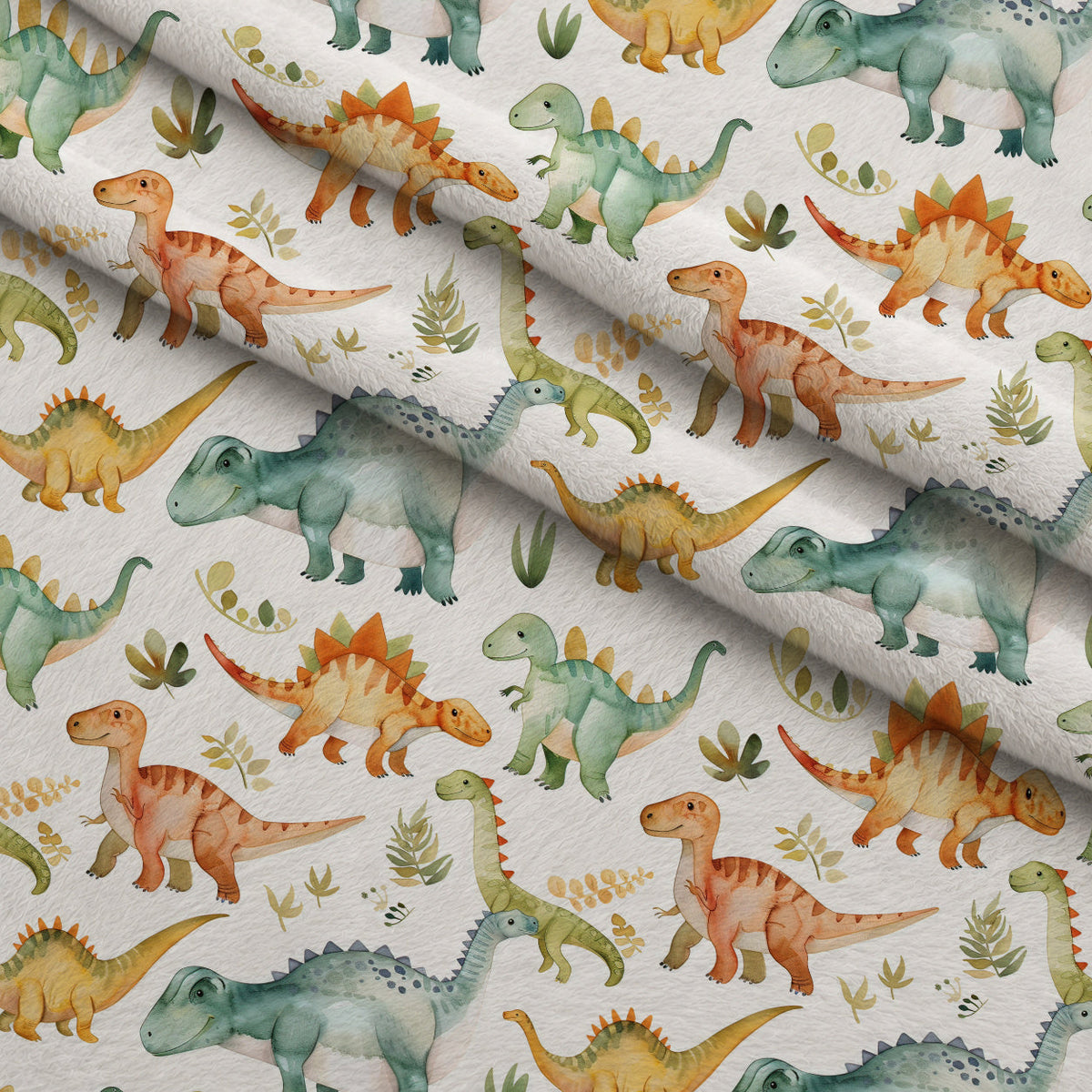 Prehistoric Pals Pattern 9 Minky Fabric