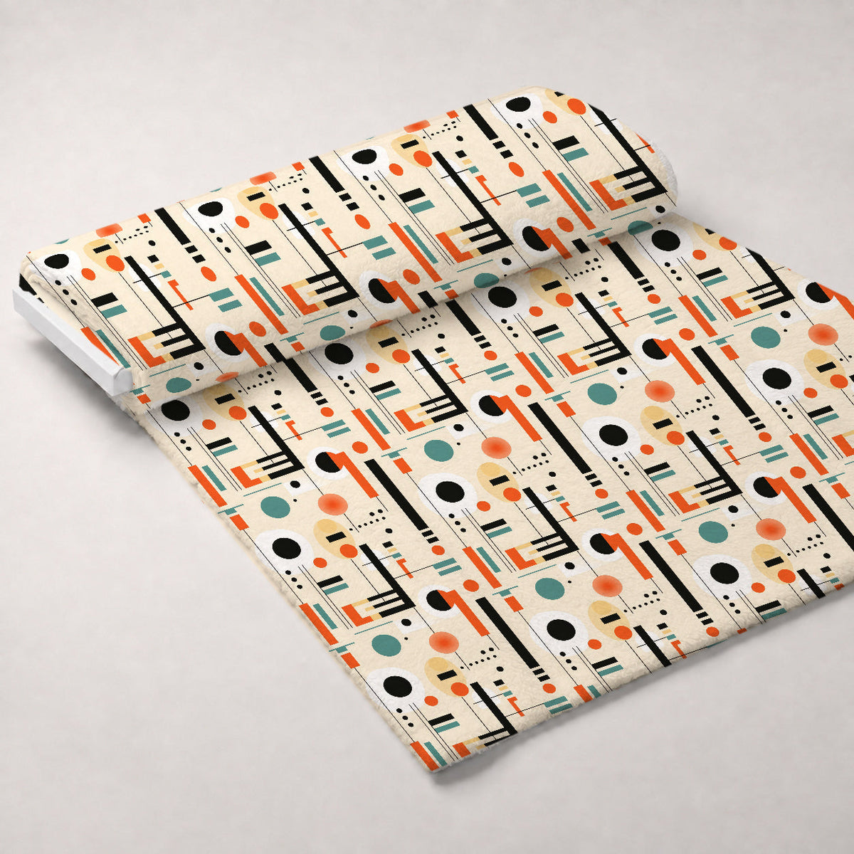 Primary Geometry Pattern 3 Minky Fabric