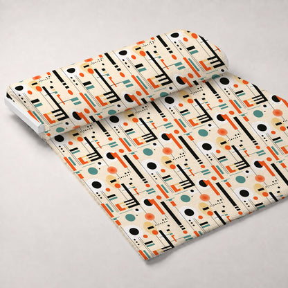 Primary Geometry Pattern 3 Minky Fabric