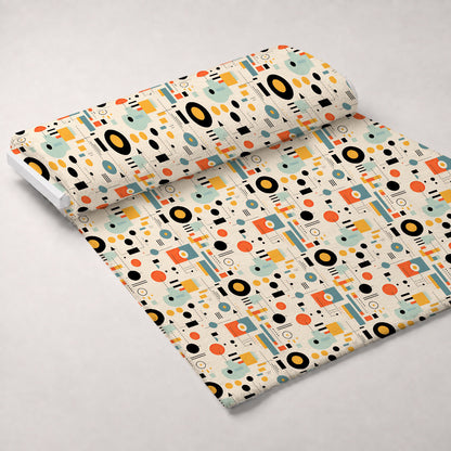 Primary Geometry Pattern 4 Minky Fabric