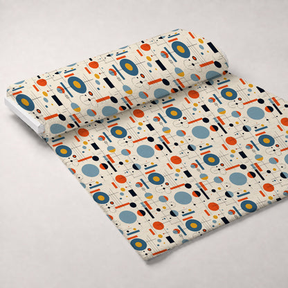 Primary Geometry Pattern 5 Minky Fabric