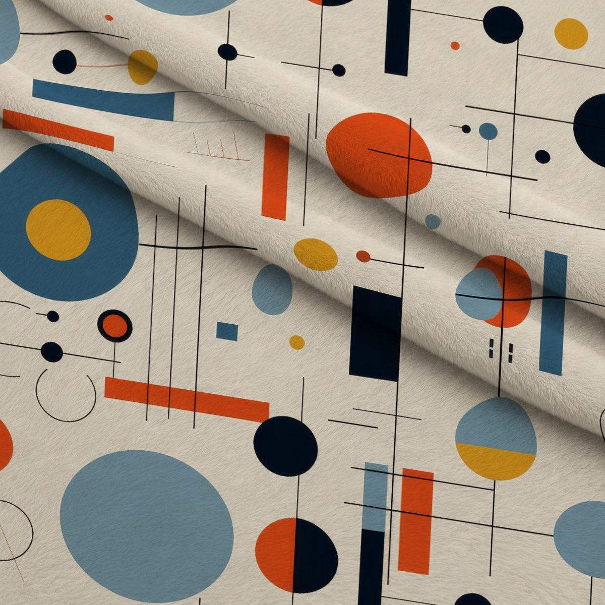 Primary Geometry Pattern 5 Minky Fabric
