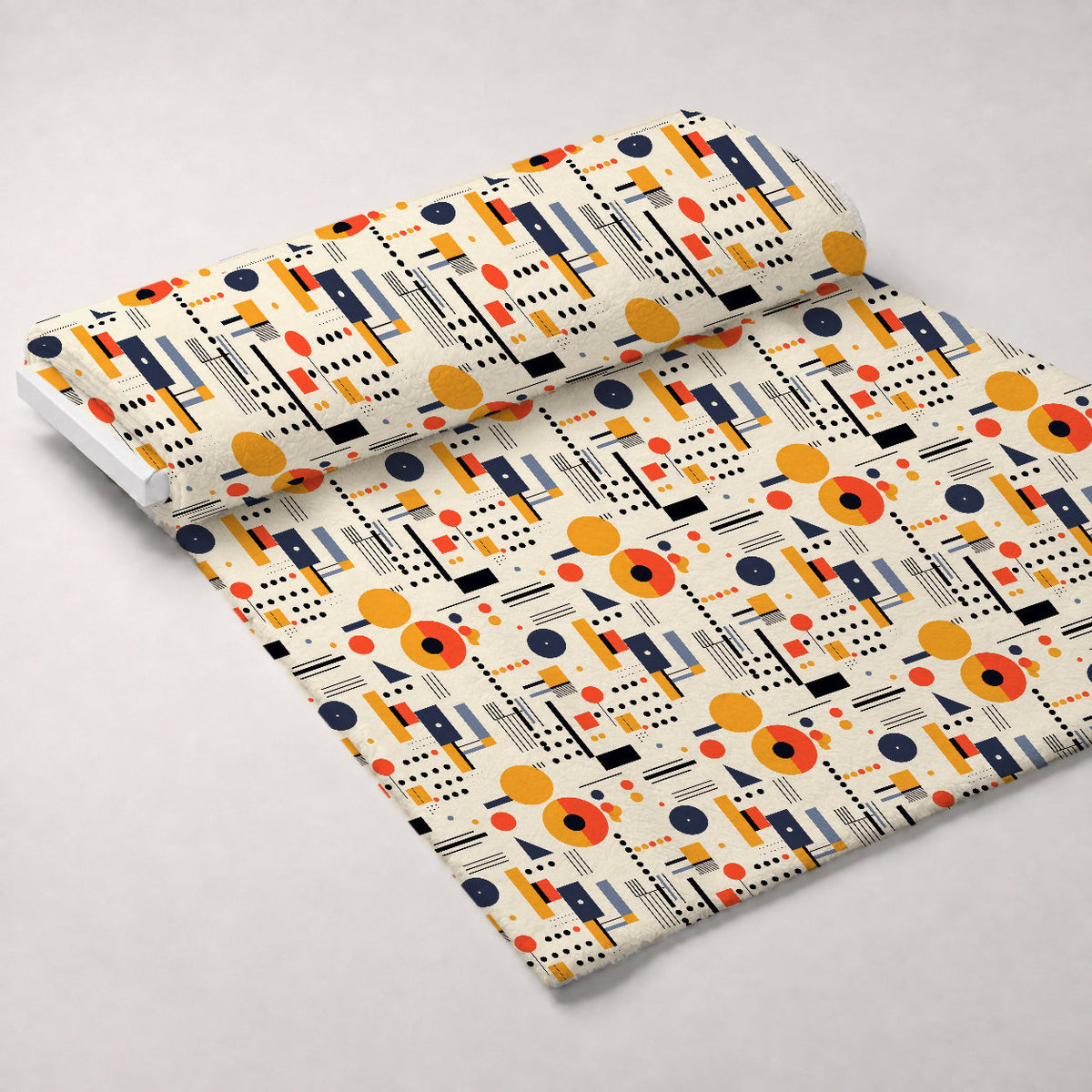 Primary Geometry Pattern 9 Minky Fabric
