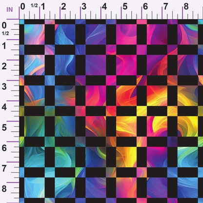 Prism Petals Pattern 15 Minky Fabric