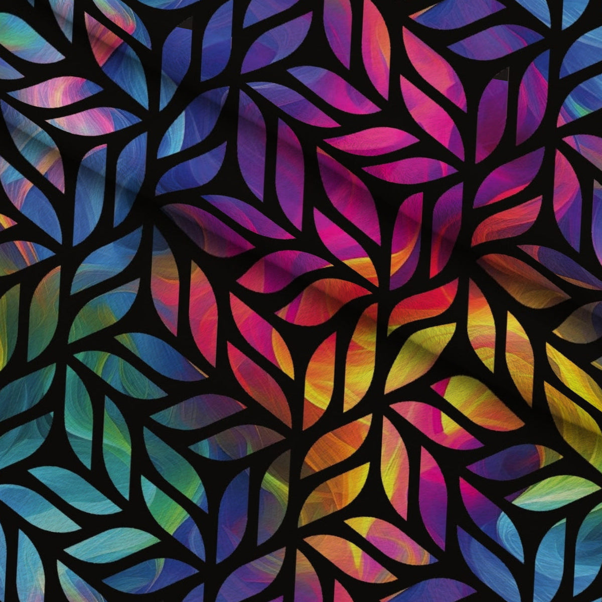 Prism Petals Pattern 21 Minky Fabric