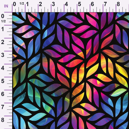 Prism Petals Pattern 21 Minky Fabric