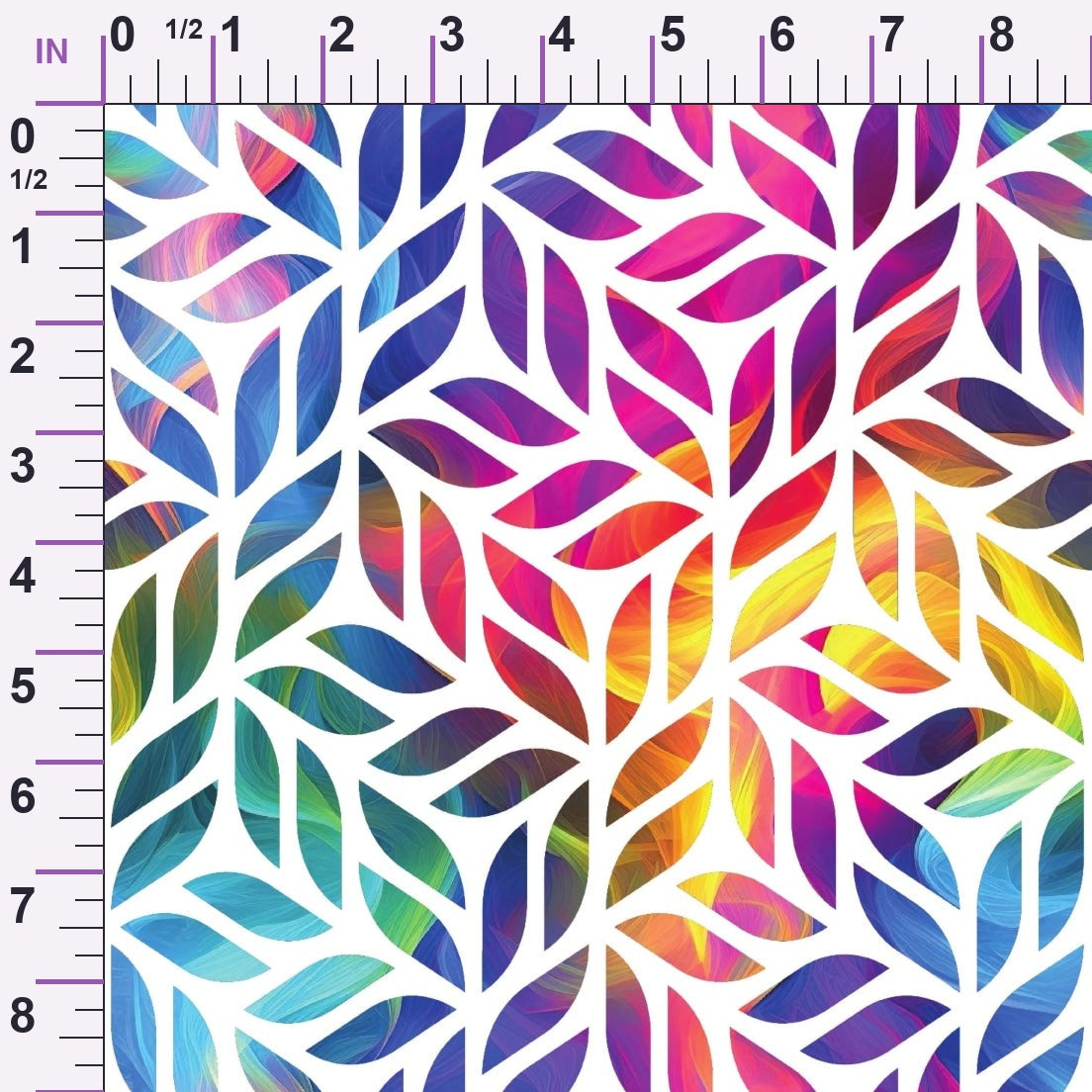 Prism Petals Pattern 22 Minky Fabric