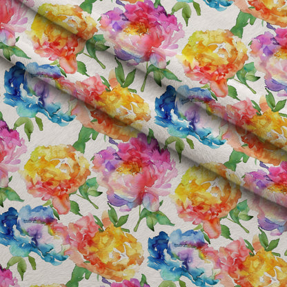 Prismatic Blooms Pattern 1 Minky Fabric