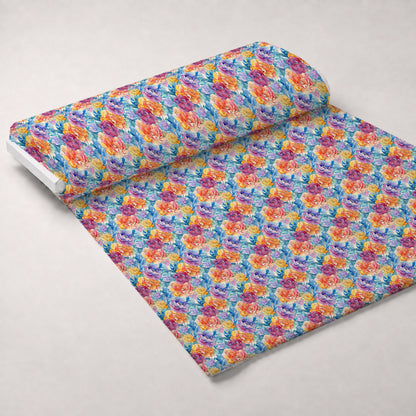 Prismatic Blooms Pattern 10 Minky Fabric