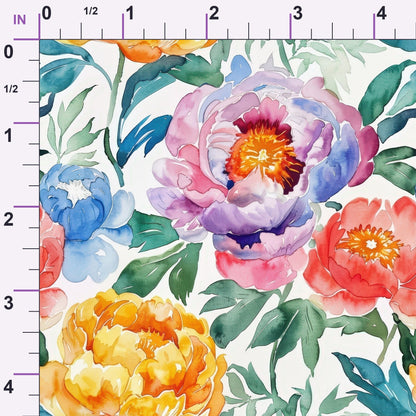 Prismatic Blooms Pattern 11 Minky Fabric