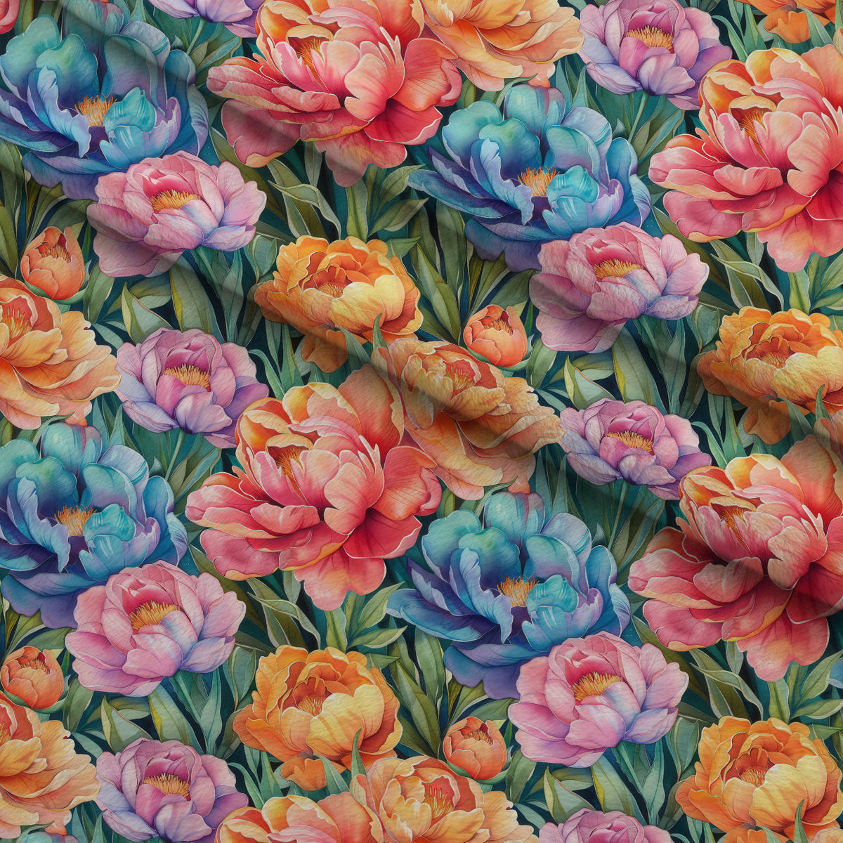 Prismatic Blooms Pattern 3 Minky Fabric
