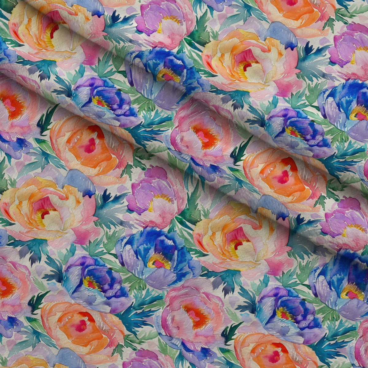 Prismatic Blooms Pattern 7 Minky Fabric