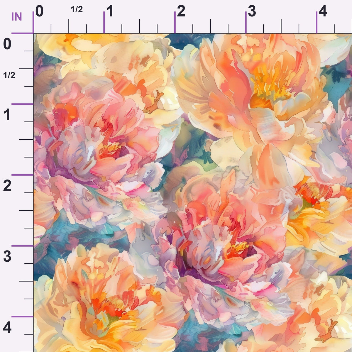 Prismatic Blooms Pattern 9 Minky Fabric