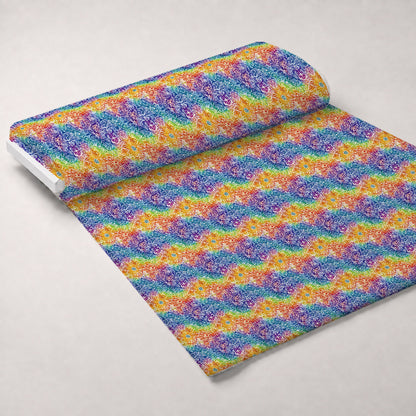 Prismatic Kaleidoscope Pattern 10 Minky Fabric