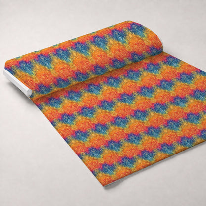 Prismatic Kaleidoscope Pattern 11 Minky Fabric