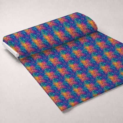 Prismatic Kaleidoscope Pattern 14 Minky Fabric