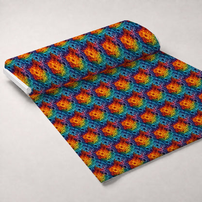 Prismatic Kaleidoscope Pattern 16 Minky Fabric