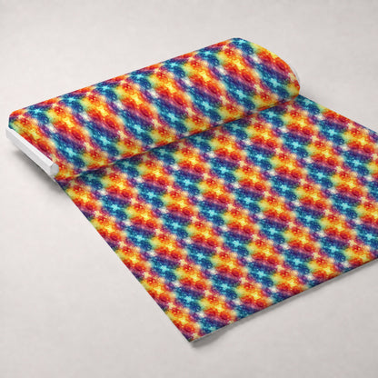 Prismatic Kaleidoscope Pattern 17 Minky Fabric
