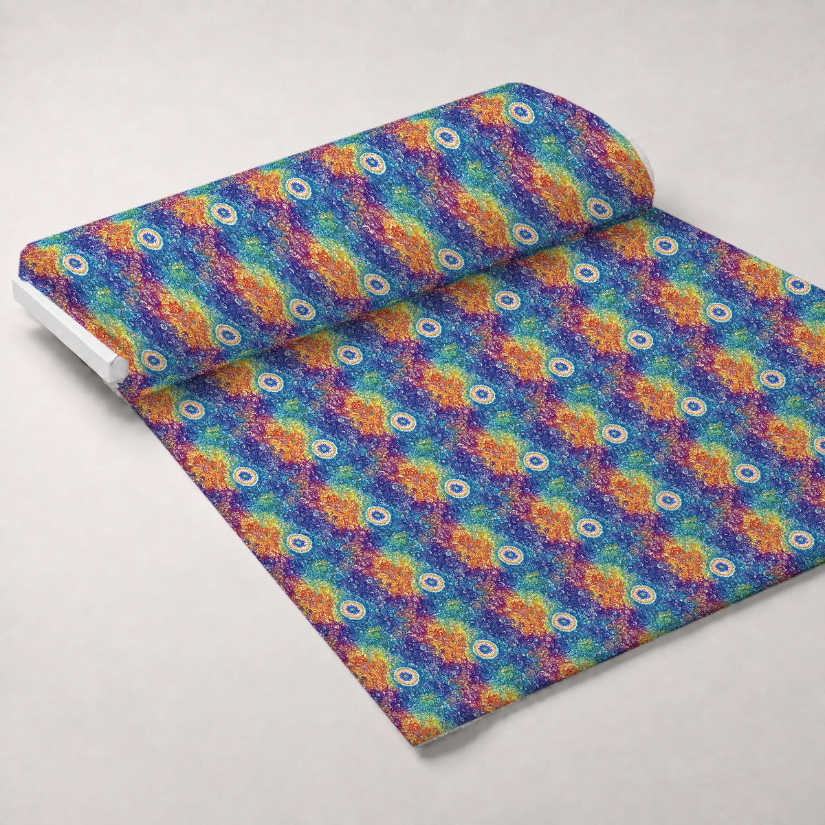 Prismatic Kaleidoscope Pattern 18 Minky Fabric