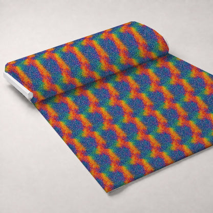 Prismatic Kaleidoscope Pattern 19 Minky Fabric