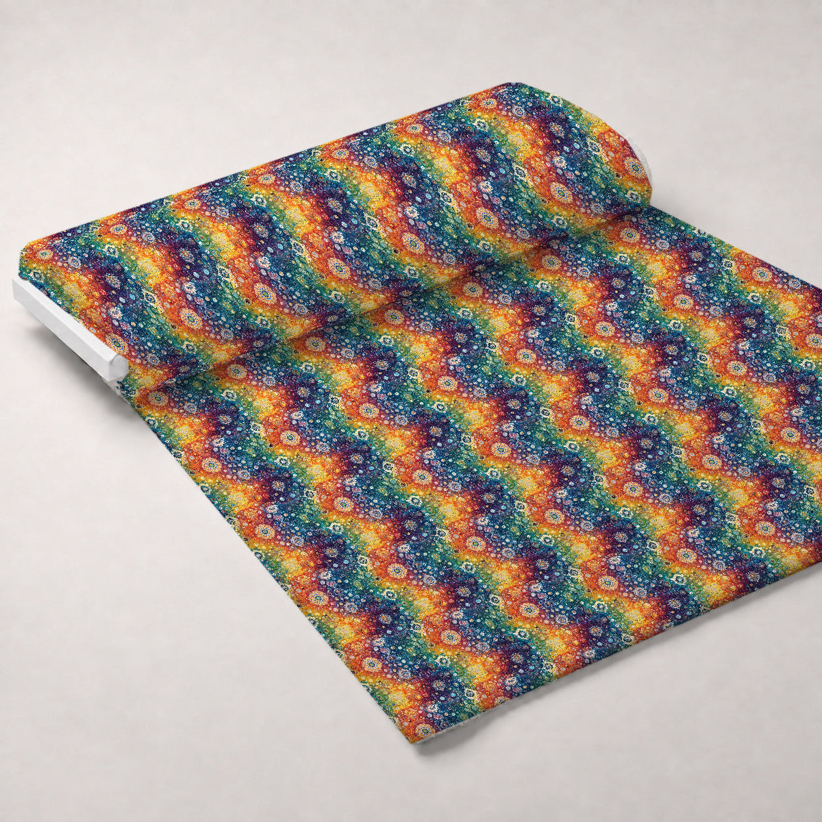 Prismatic Kaleidoscope Pattern 2 Minky Fabric