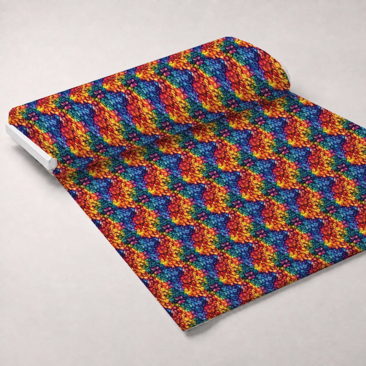 Prismatic Kaleidoscope Pattern 5 Minky Fabric