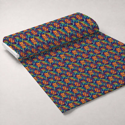 Prismatic Kaleidoscope Pattern 7 Minky Fabric