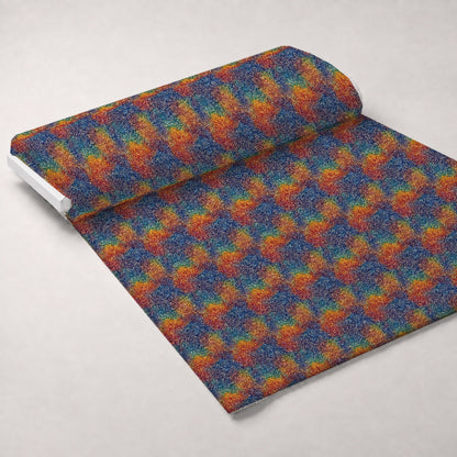 Prismatic Kaleidoscope Pattern 8 Minky Fabric