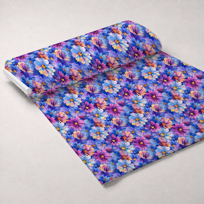 Prismatic Petals Pattern 1 Minky Fabric