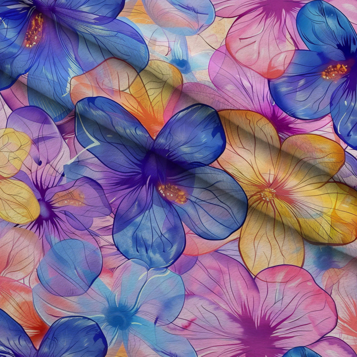 Prismatic Petals Pattern 11 Minky Fabric