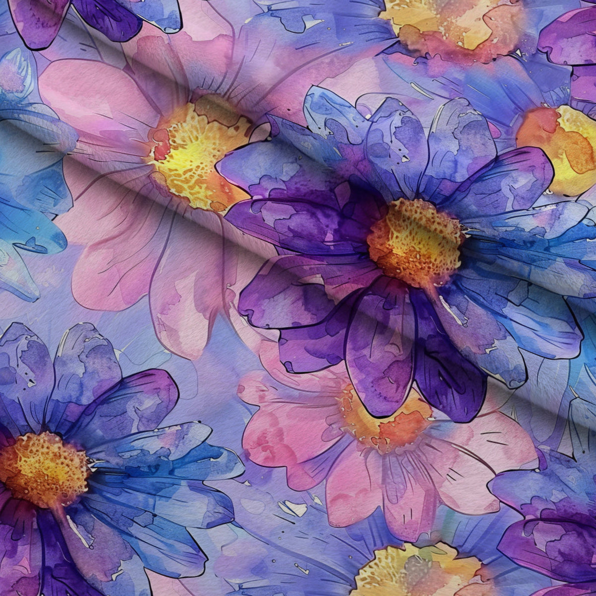 Prismatic Petals Pattern 16 Minky Fabric