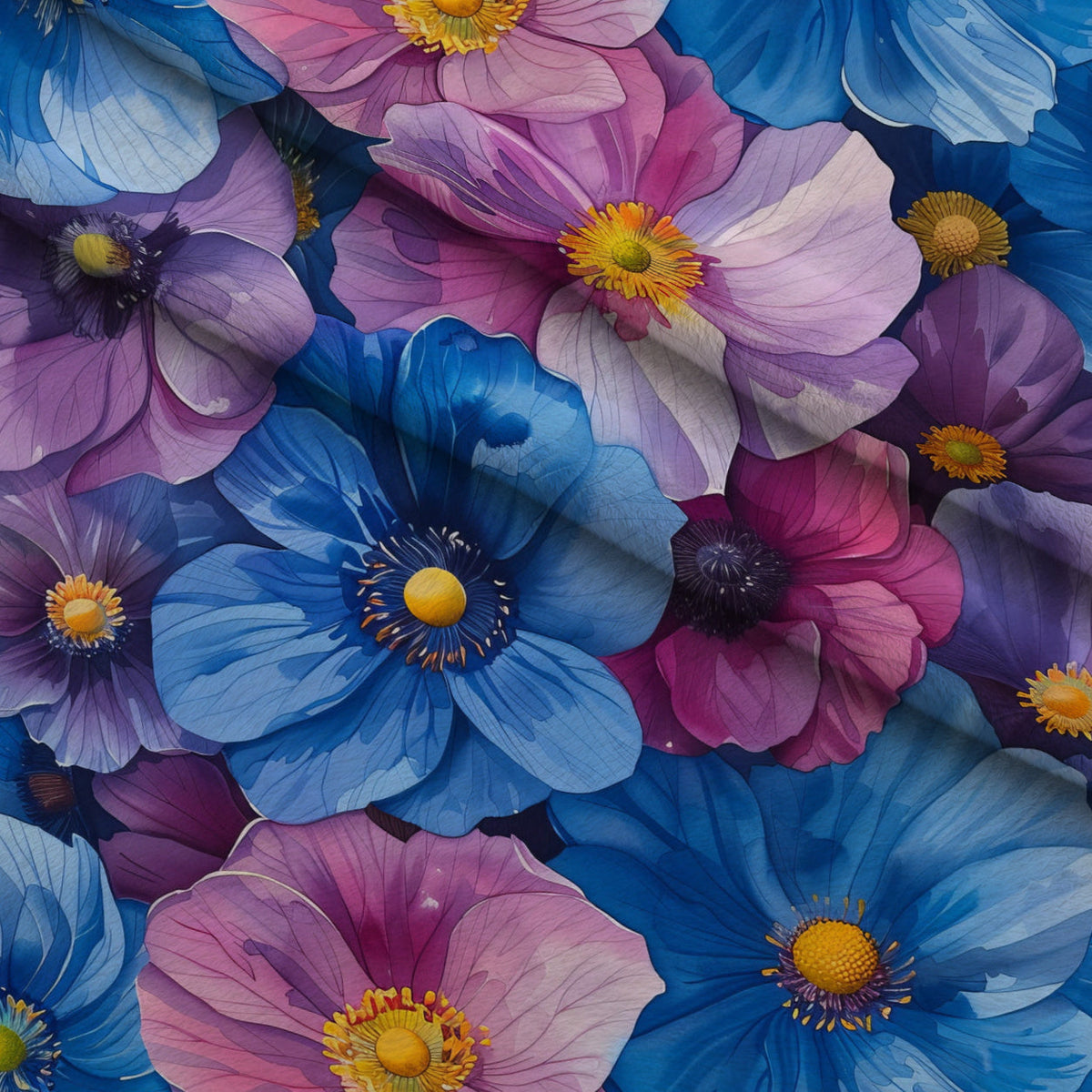 Prismatic Petals Pattern 19 Minky Fabric