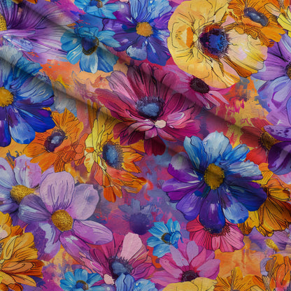 Prismatic Petals Pattern 3 Minky Fabric