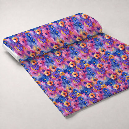Prismatic Petals Pattern 5 Minky Fabric