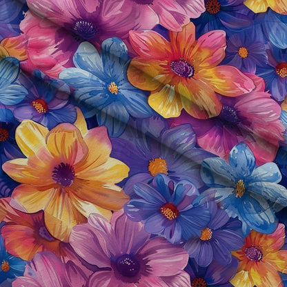 Prismatic Petals Pattern 6 Minky Fabric