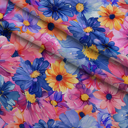 Prismatic Petals Pattern 7 Minky Fabric