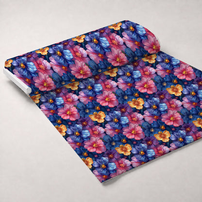 Prismatic Petals Pattern 9 Minky Fabric