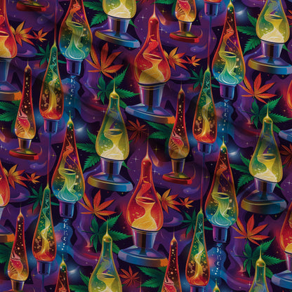 Psychedelic Glow Pattern 4 Minky Fabric