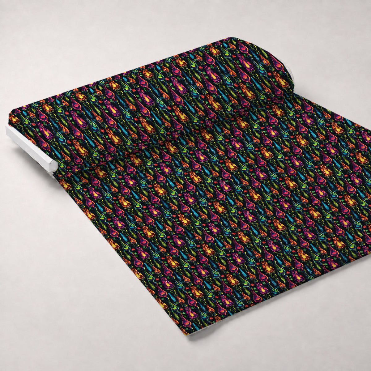 Psychedelic Glow Pattern 7 Minky Fabric