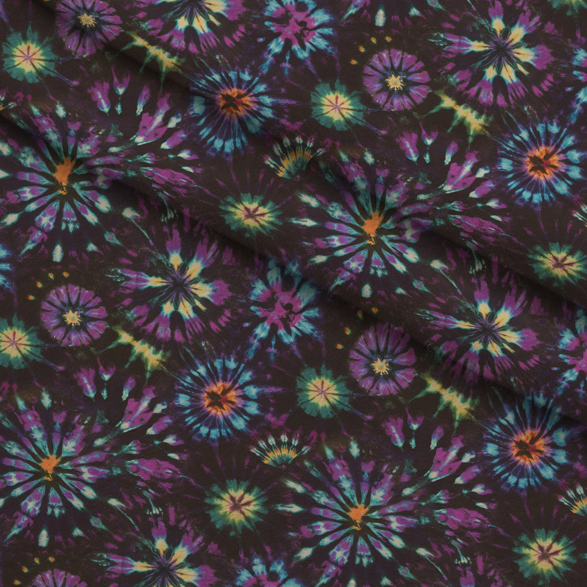 Psychedelic Swirl Pattern 12 Minky Fabric