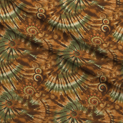 Psychedelic Swirl Pattern 14 Minky Fabric