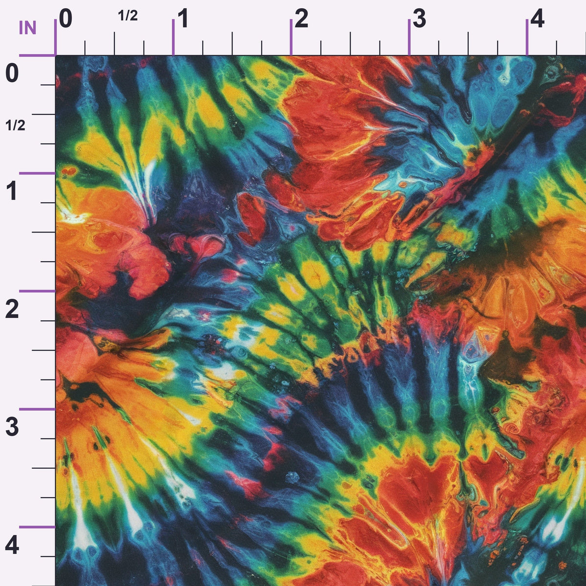 Psychedelic Swirl Pattern 15 Minky Fabric