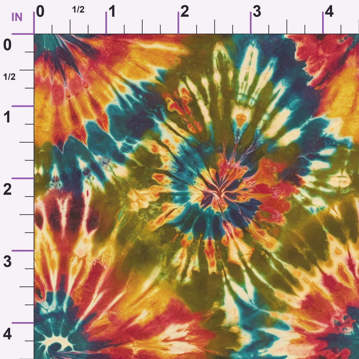 Psychedelic Swirl Pattern 3 Minky Fabric